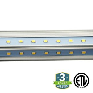 60W 8ft V-Shaped T8 Integrated LED Tube - Clear - Image 3