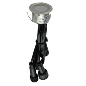 LED Deck Light - Landscape Light - Recessed In Ground Patio Kit - 10 Pc + Driver