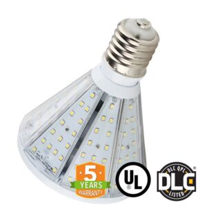 50W LED Corn Bulb Post Top - Bottom Socket - Mogul Base (E39) - (UL+DLC) - Image 3