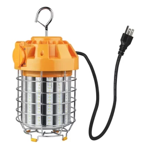 100W LED Temporary Work Light - Industrial LED Corn Light - 11500 Lumens - Hook Mount - Linkable - UL