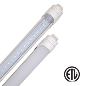 8ft 40W LED Tube - R17D Base - High Output Base - Bypass - (ETL) - *Buy By The Box*