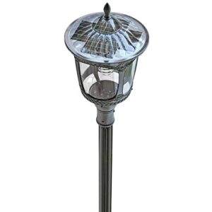 POST TOP SOLAR LED LAMP – 2000 LUMENS - OFF GRID STREET/GARDEN/PARK