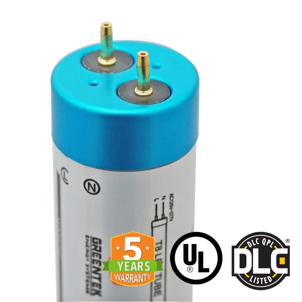 4ft 18W LED Linear Tube - Glass - Ballast Compatible & Single End / Two End Bypass- (UL+DLC)