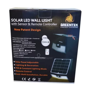Solar LED Wall Mount Light - 1,500 Lumens - Image 27